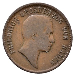 reverse: GERMANIA - BADEN - 1 Kreuzer 1856