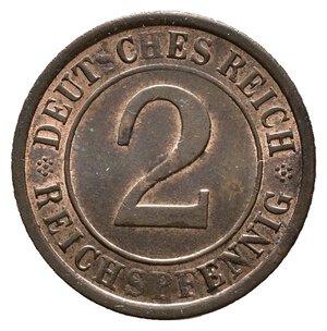 obverse: GERMANIA - 2 Reichpfennig 1925 A qFdc
