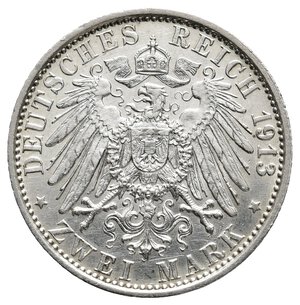 obverse: GERMANIA - PRUSSIA  - 2 Mark argento 1913
