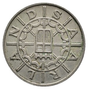 reverse: GERMANIA - SAARLAND - 100 Franken 1955