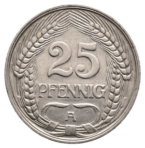 obverse: GERMANIA - 25 Pfennig 1910 A