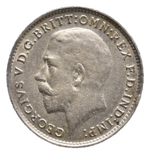 reverse: GRAN BRETAGNA - George V - 3 Pence argento 1916