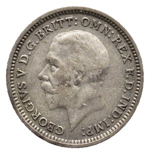reverse: GRAN BRETAGNA - George V - 3 Pence argento 1936