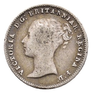 reverse: GRAN BRETAGNA - Victoria queen - 4 Pence argento 1855