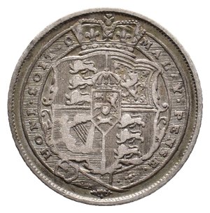 obverse: GRAN BRETAGNA - George III - 6 Pence argento 1818