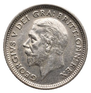 reverse: GRAN BRETAGNA - George V - 6 Pence argento 1926 