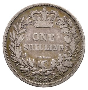 obverse: GRAN BRETAGNA - Gulielmus IV - Shilling argento 1834