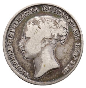 reverse: GRAN BRETAGNA - Victoria queen - Shilling argento 1839