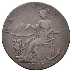 reverse: GRAN BRETAGNA - NORWICH -  Half Penny Token 1793