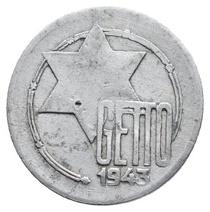 reverse: JEWIS GHETTO - POLONIA -5 Mark 1943