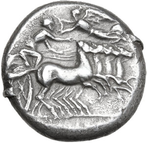 obverse: Lilybaeum (as Cape of Melqart). AR Tetradrachm, c. 330-305 BC