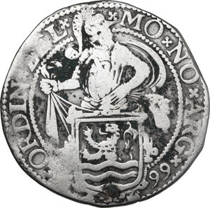 obverse: Netherlands. AR Löwentaler 1599. Zeeland, Middelburg mint