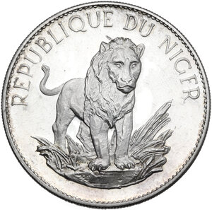 obverse: Niger. 100 francs 1968
