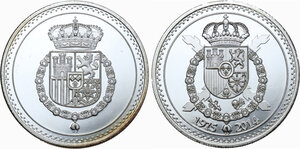reverse: Spain. Set of two (2) commemorative coins/medals of Felipe VI and Juan Carlos I