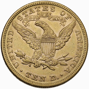 reverse: USA. 10 dollars 1880 