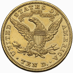 reverse: USA. 10 dollars 1892 