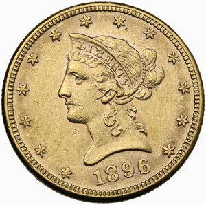 obverse: USA. 10 dollars 1896 