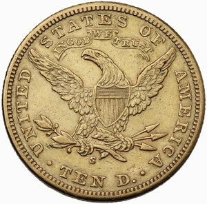 reverse: USA. 10 dollars 1902 S, 