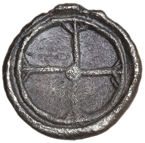 reverse: Syracuse.  Hieron I (478-466 BC).. AR Litra, c. 475-470 BC