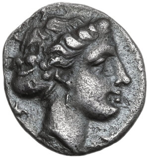 obverse: Syracuse.  Second Democracy (466-405 BC).. AR Litra, c. 415-405 BC