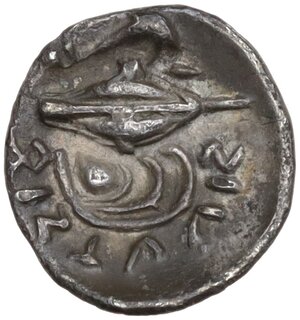 reverse: Central and Southern Campania, Phistelia. AR Obol, c. 325-275 BC