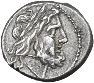 obverse: Anonymous. AR Victoriatus, uncertain Campanian mint, 215-211 BC