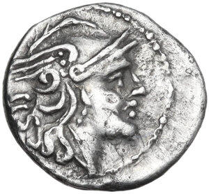 obverse: Anonymous. AR Sesteritius, uncertain Campanian mint (Castra Claudiana?), 215 BC