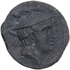 obverse: Anonymous sextantal series.. AE Brockage Sextans, after 211 BC