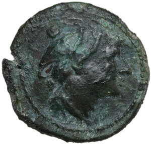 obverse: L. Cornelius (C) series. AE Sextans. Mint in Sardinia, 211 BC