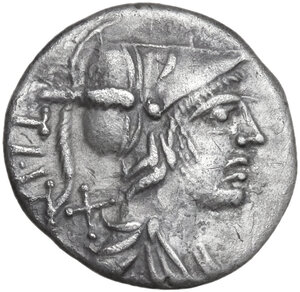 obverse: Ti. Veturius. AR Denarius, 137 BC