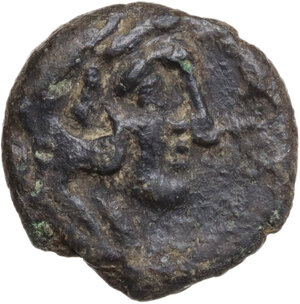 obverse: Q. Caecilius Metellus(?). AE Quadrans. Rome, 130 BC