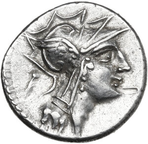 obverse: D. Silanus.. AR Denarius, 91 BC
