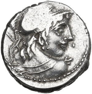 obverse: Cn. Lentulus Clodianus.. AR Denarius, 88 BC