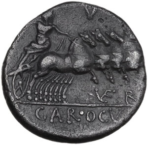 reverse: Gargilius, Ogulnius and Vergilius. . AR Denarius, 86 BC