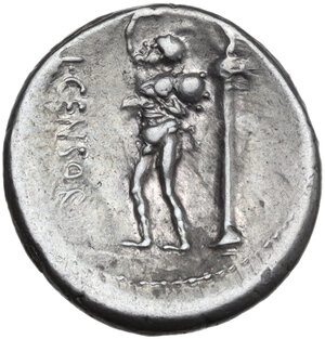 reverse: L. Marcius Censorinus. AR Denarius, 82 BC