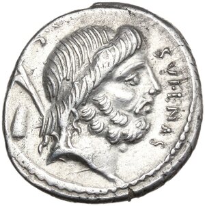 obverse: M. Nonius Sufenas. AR Denarius, 59 BC
