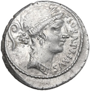 obverse: C. Servilius C.f.. AR Denarius, 57 BC