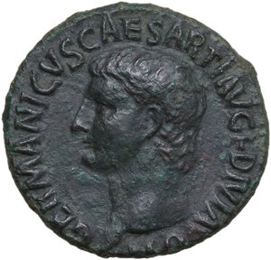 obverse: Germanicus (died 19 AD).. AE As