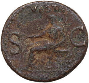 reverse: Caligula (37-41).. AE As, Rome mint, 39-40 AD