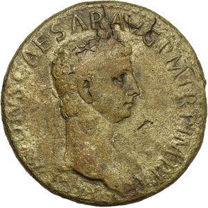 obverse: Claudius (41-54).. AE Sestertius, 50-54