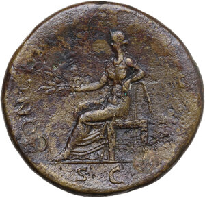 reverse: Galba (68-69).. AE Sestertius, Rome mint, c. October 68 AD