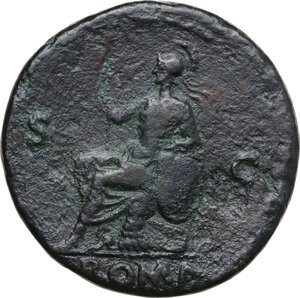 reverse: Galba (68-69).. AE Sestertius, Rome mint