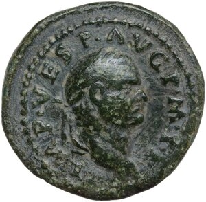 obverse: Vespasian (69 -79).. AE Semis. Antioch mint, Seleucis and Pieria, c. 69-70 AD