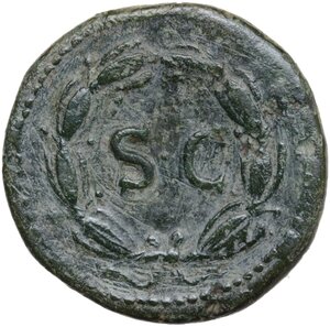 reverse: Vespasian (69 -79).. AE Semis. Antioch mint, Seleucis and Pieria, c. 69-70 AD