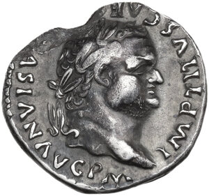 obverse: Titus (79-81).. AR Denarius. Struck after 1 July AD 79