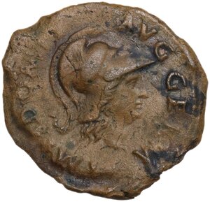obverse: Domitian (81-96).. AE Quadrans