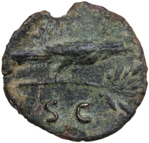 reverse: Domitian (81-96).. AE Semis, 90-91 AD