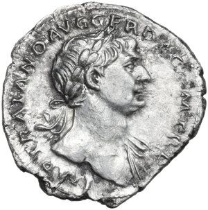 obverse: Trajan (98-117).. AR Denarius