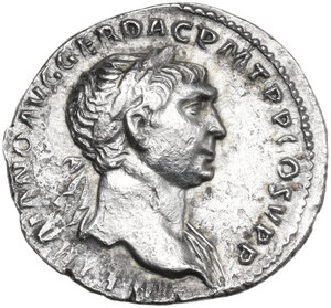 obverse: Trajan (98-117).. AR Denarius. Struck 103-111 AD