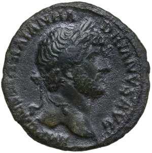 obverse: Hadrian (117-138).. AE As, 121 AD